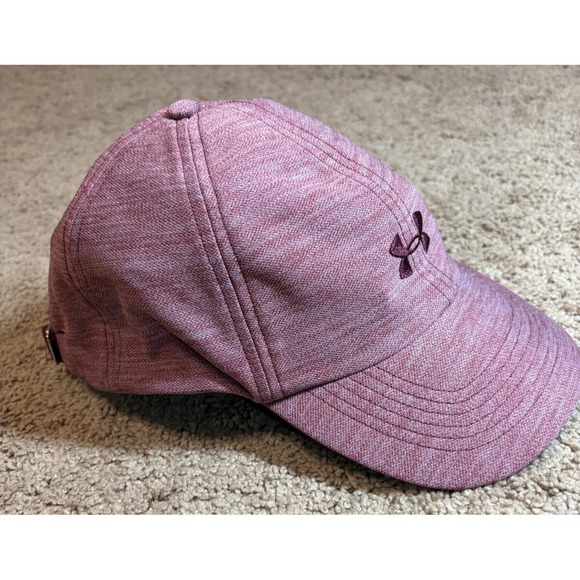 Under Armour Free Fit Women's Hat Red Breathable Light Weight Summer - Picture 3 of 6